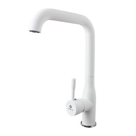   Álló mosogató csaptelep 900-os INOX nyakkal 35-es bet. FEHÉR