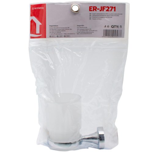 Pohártartó üvegpohárral ROUND