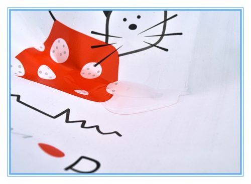 Zuhanyfüggöny KITTY 180X200 Anyaga: vízálló PEVA