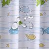 Zuhanyfüggöny FISH 180X200 Anyaga: vízálló PEVA