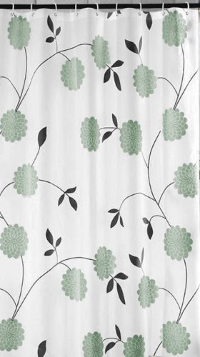 Zuhanyfüggöny VIRÁGOK 180X200 Anyaga: vízálló PEVA