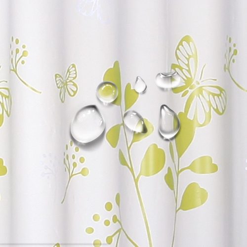 Zuhanyfüggöny BUTTERFLY 180X200 Anyaga: vízálló PEVA