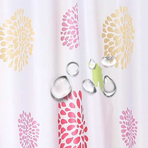 Zuhanyfüggöny SUNFLOWER 180X200 Anyaga: vízálló PEVA