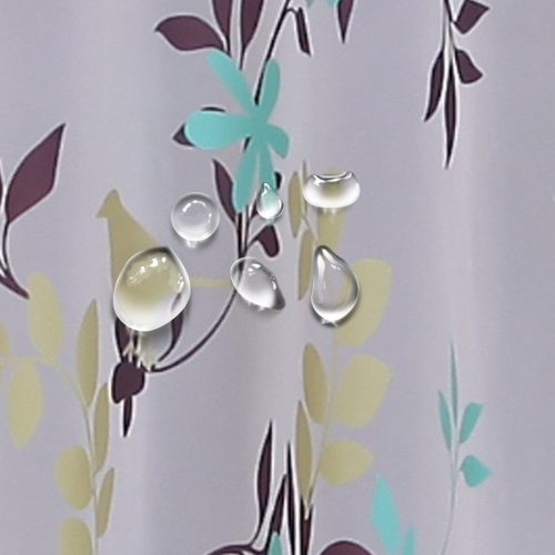 Zuhanyfüggöny TREES 180X200 Anyaga: vízálló PEVA