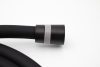 PVC zuhanycső Fekete/BLACK 150CM