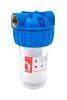 Poharas vízszűrő 7", 1"-os bekötéssel, szerelő kulcs, tartó, pamutszűrő 25 μm, max.: 10 bar, hőfok: 5 - 45°C