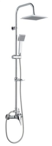 60 cm-es fali rúd zuhanyszettel és szappantartóval